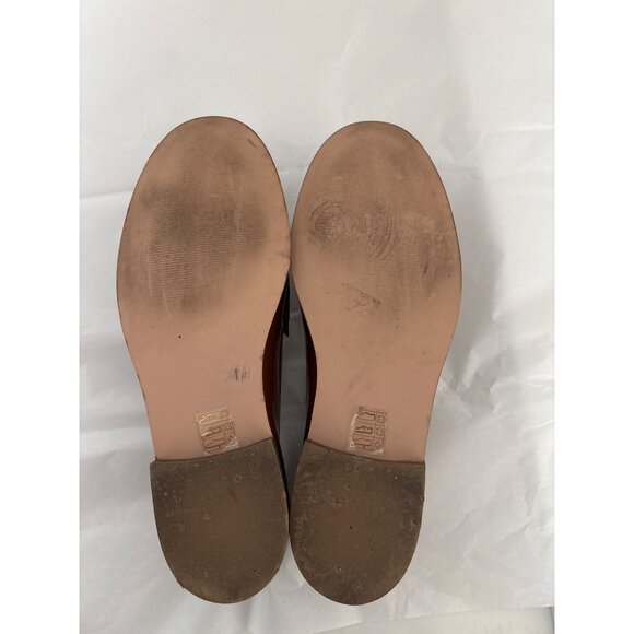 J.Crew Leather Penny Loafers Size 10 Brown Cognac Quiet Luxury Made in Morocco - Picture 10 of 13